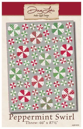 PATTERN,  Peppermint Swirl Quilt by Antler Quilt Design