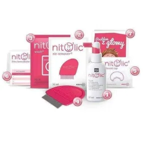 PIPI NITOLIC against head lice kit 50ml, head lice treatment