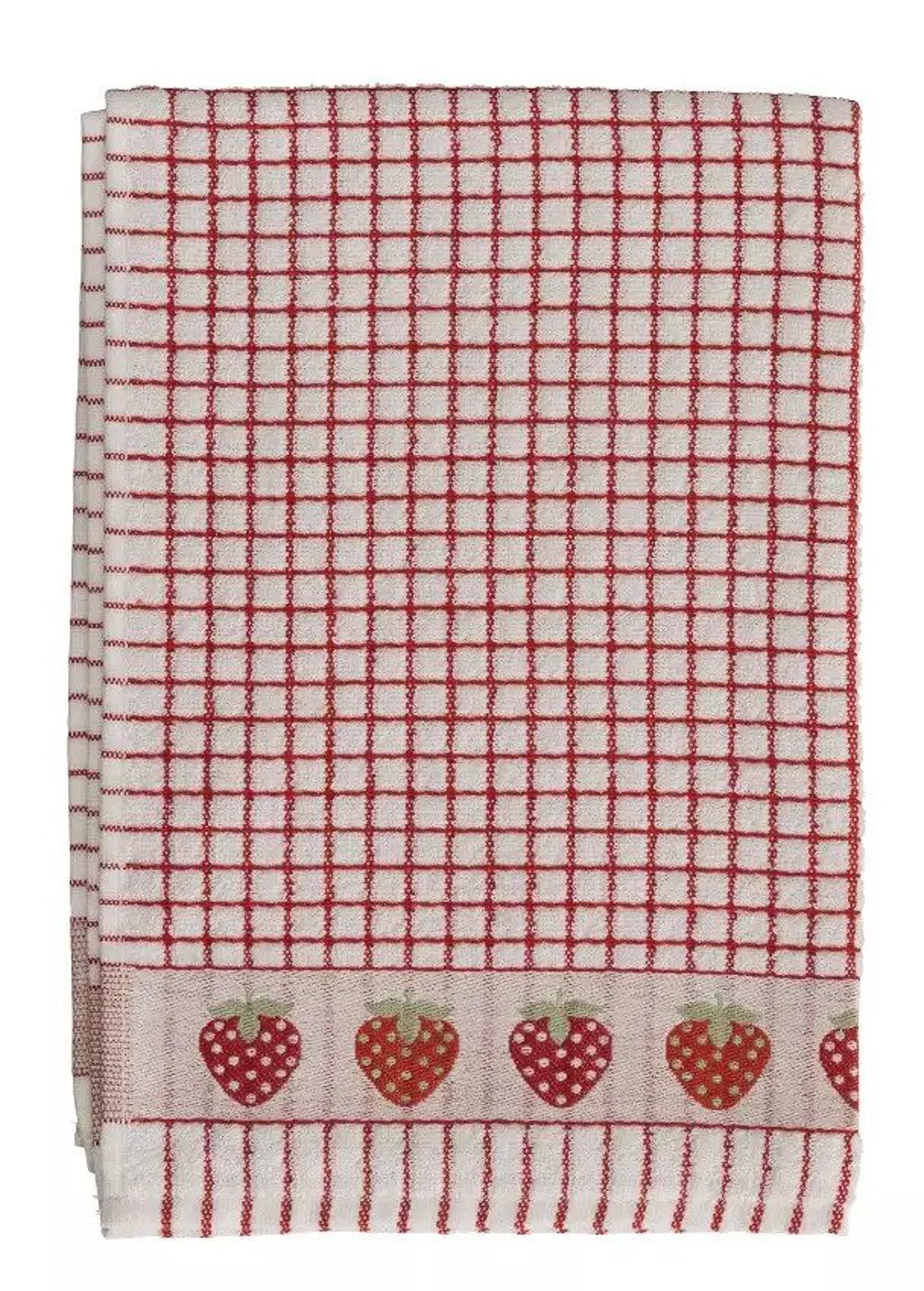 Poli-Dri 100% Cotton Tea Towel "Strawberries"