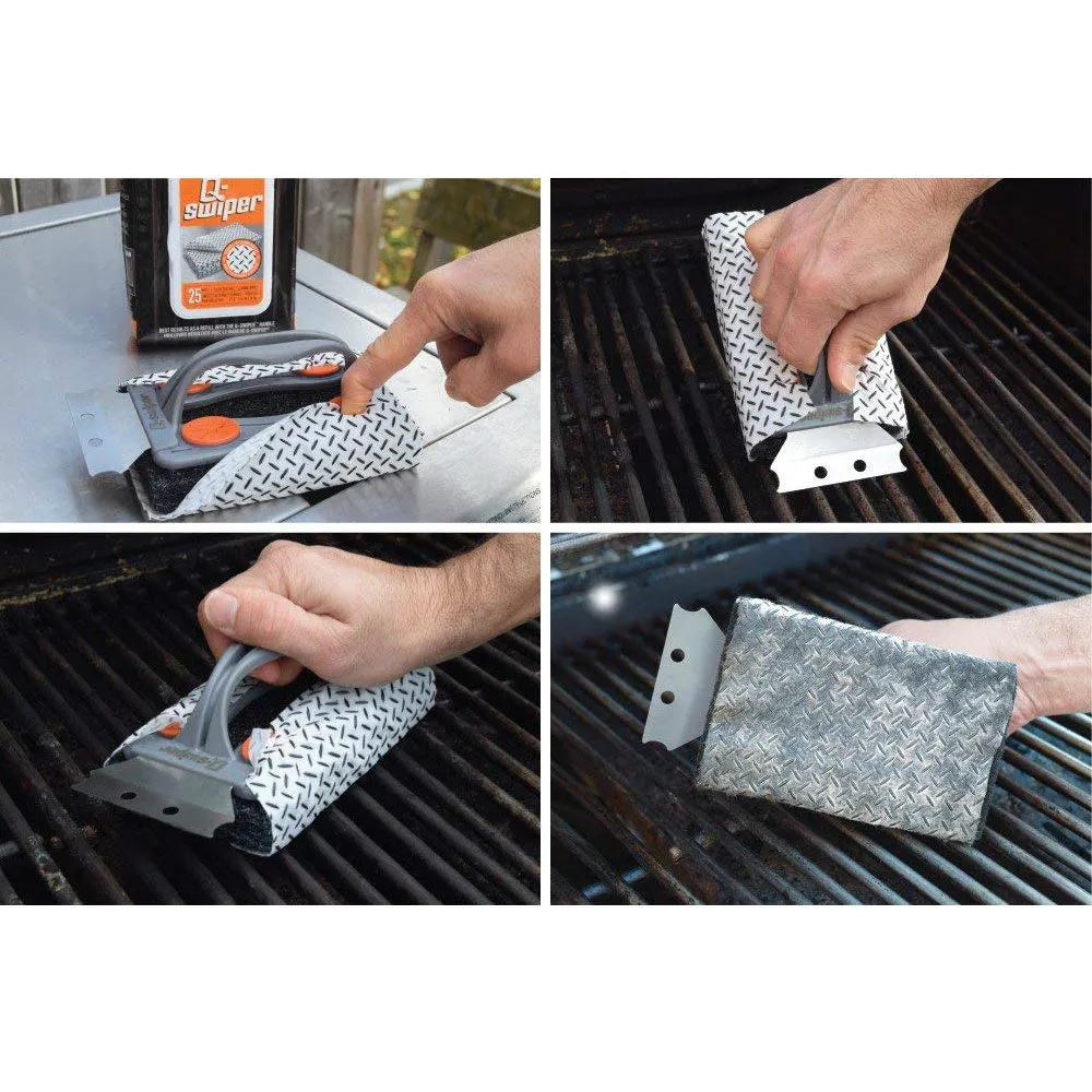 Proud Grill 1251C Q-SWIPER Grill Cleaner Kit, 26-Piece