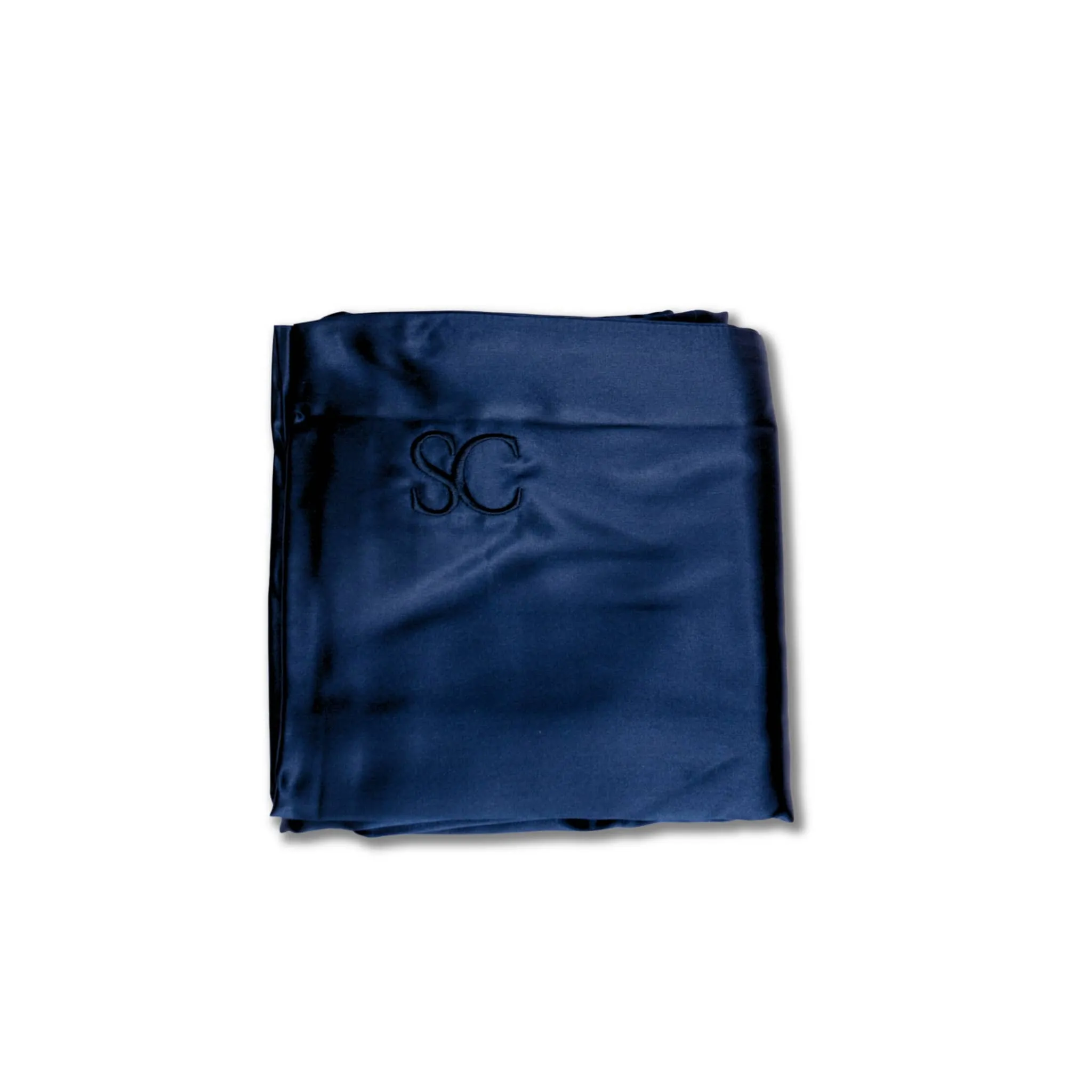 Queen Silk Pillowcase - Amalfi Azure Blue