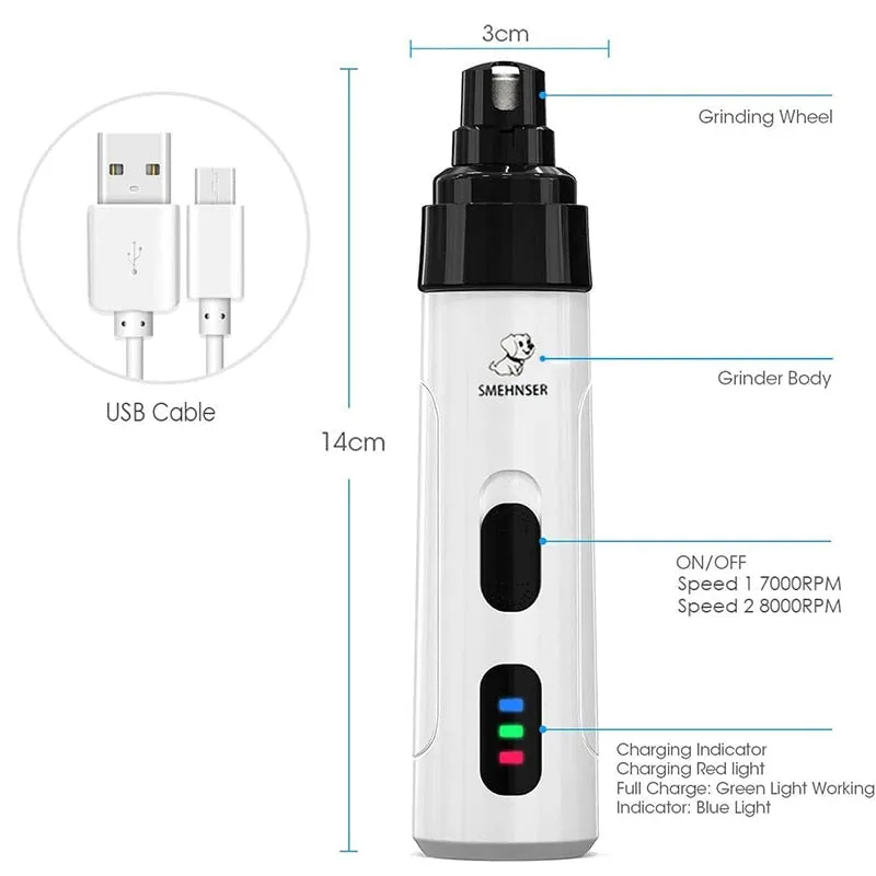 Rechargeable Electric Nail Trimmer