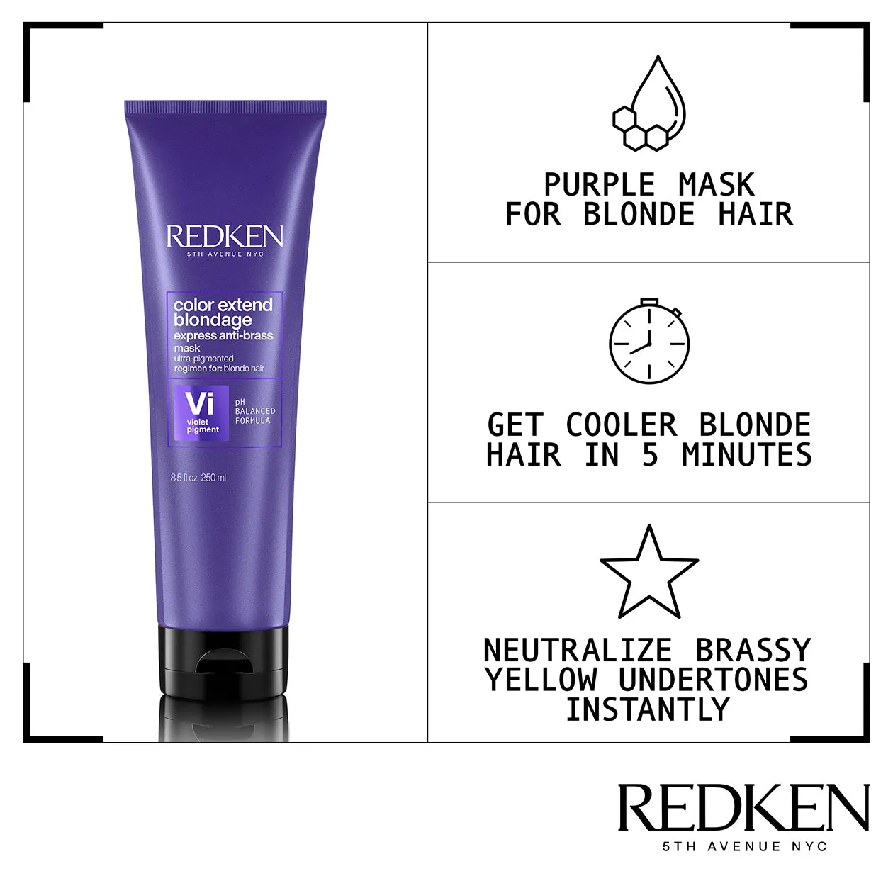 Redken Color Extend Blondage Express Anti-Brass Purple Mask