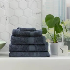 Renee Taylor Stella 5 Piece Indigo Towel Pack