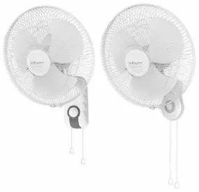 Riybro Electronic Seamer Jet Fan | Wall Mount | 16" | 90 Degree Oscillation | High Speed with Dual Cord Control