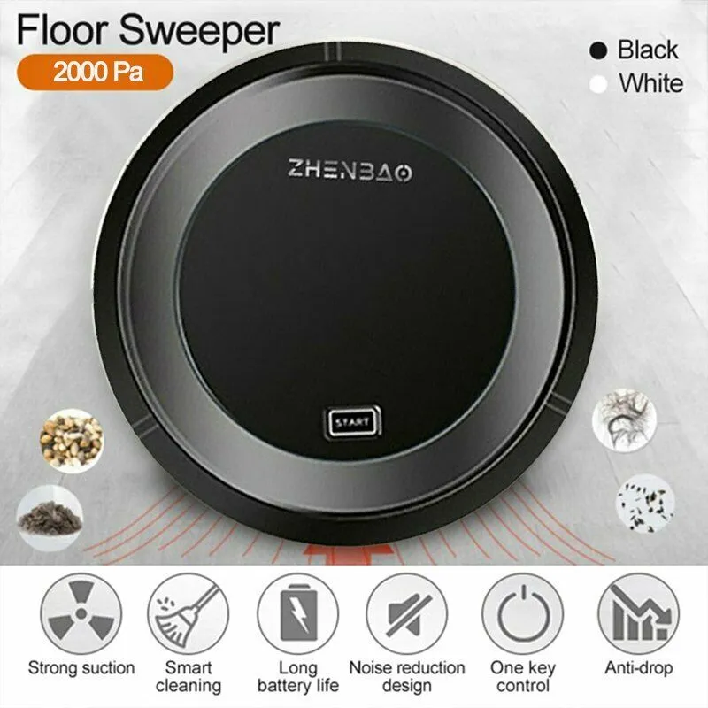 Robot Vacuum Cleaner Auto Cleaning Microfiber Mop Floor Sweeper