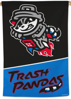 Rocket City Trash Pandas Official MiLB Team Premium 28x40 Wall Banner - Wincraft Inc.