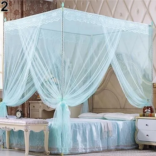 Romantic Princess Lace Canopy Mosquito Net for kids No Frame for Twin Full Queen King Bed