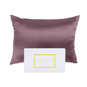 Royal Comfort Pure Silk Pillow Case 100% Mulberry Silk Hypoallergenic Pillowcase 51 x 76 cm Malaga Wine