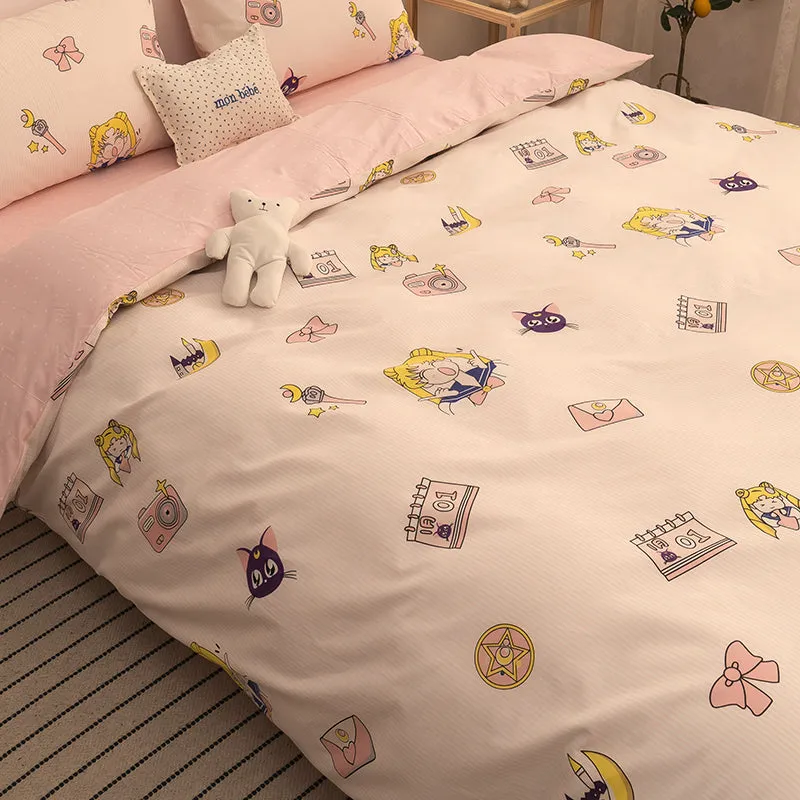 Sailor Moon Bed Sheet 4 Pieces AD11834