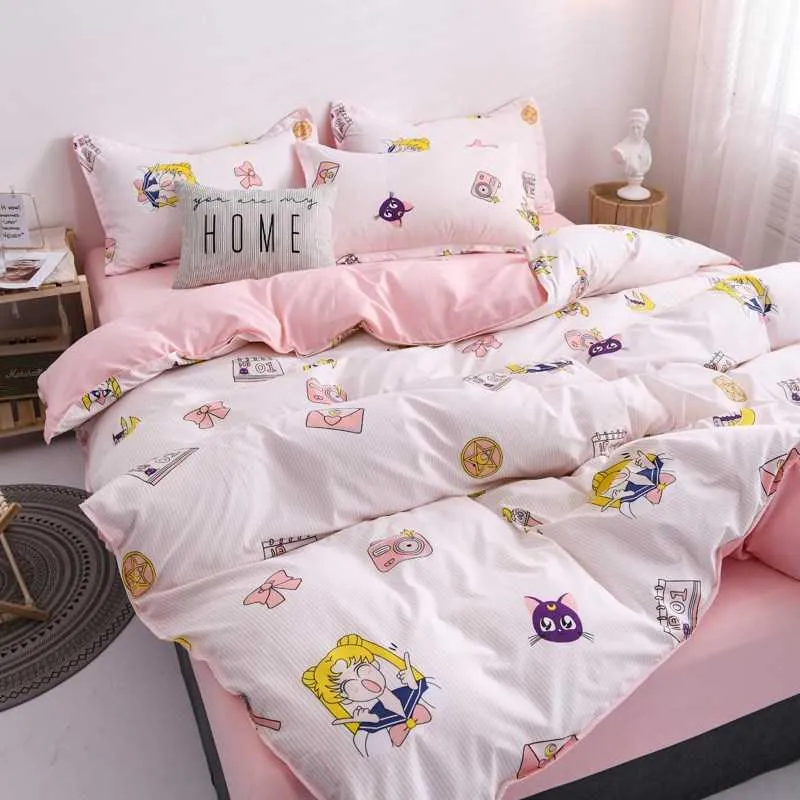 Sailor Moon Bed Sheet 4 Pieces AD11834