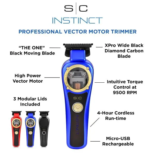 S|C Instinct Vector Motor Cordless Trimmer