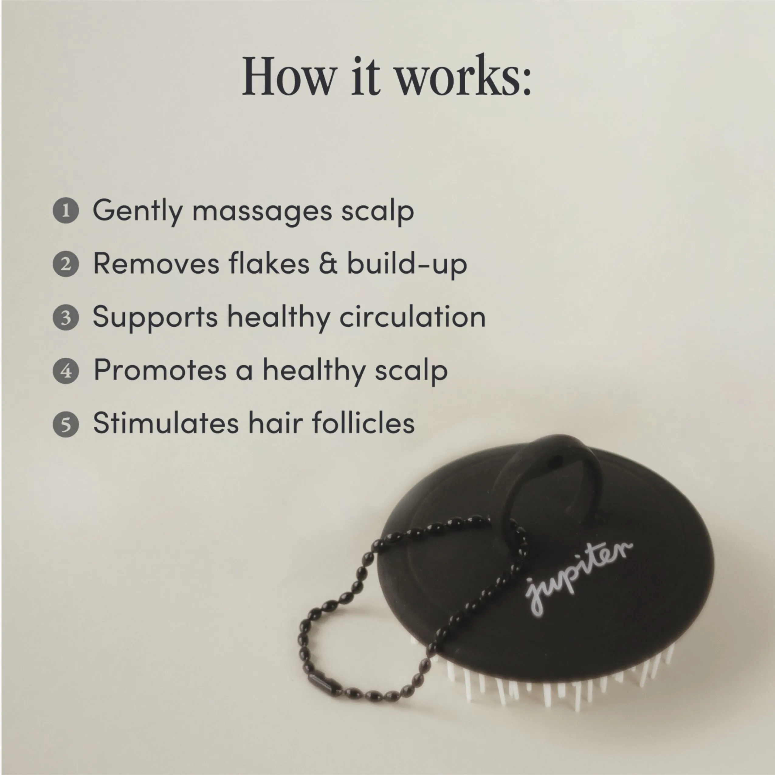 Scalp Brush - Black