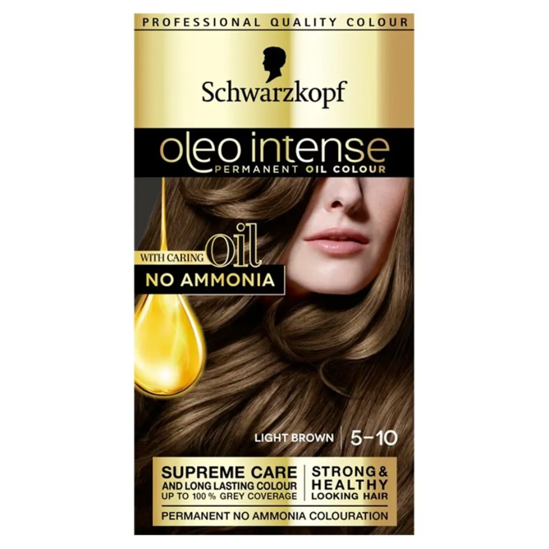 Schwarzkopf Oleo Light Brown 5-10 Permanent Hair Dye (U)