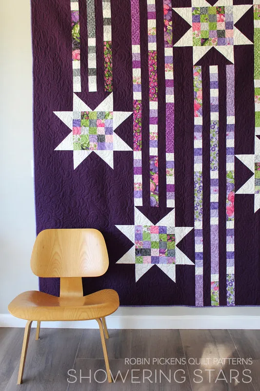 Showering Stars Quilt Pattern