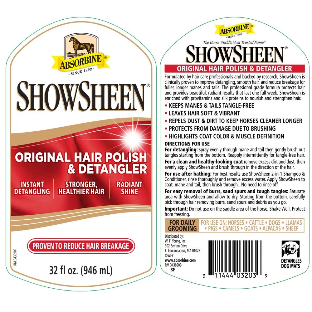 ShowSheen Hair Polish & Detangler Grooming Conditioner