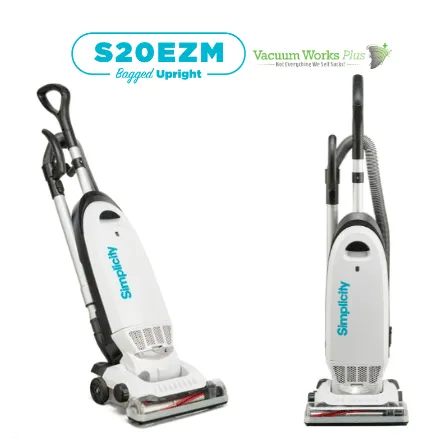 Simplicity, Clean Air, Bagged Upright Vacuum, S20EZM