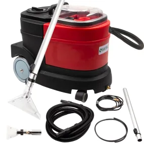 SM04 Cold Water Carpet Extractor, Powerful 1.07 HP Motor, 2.1 gal Sewage Tank, 3.7 gal Solution Tank