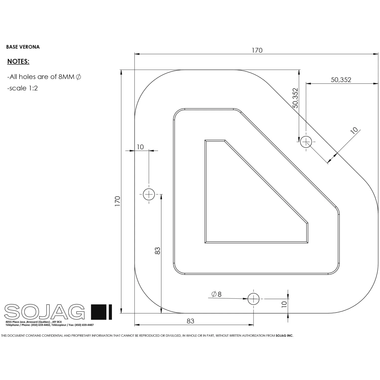 Sojag | Verona Hardtop Gazebo 10' x 12' PC 6mm Roof #77