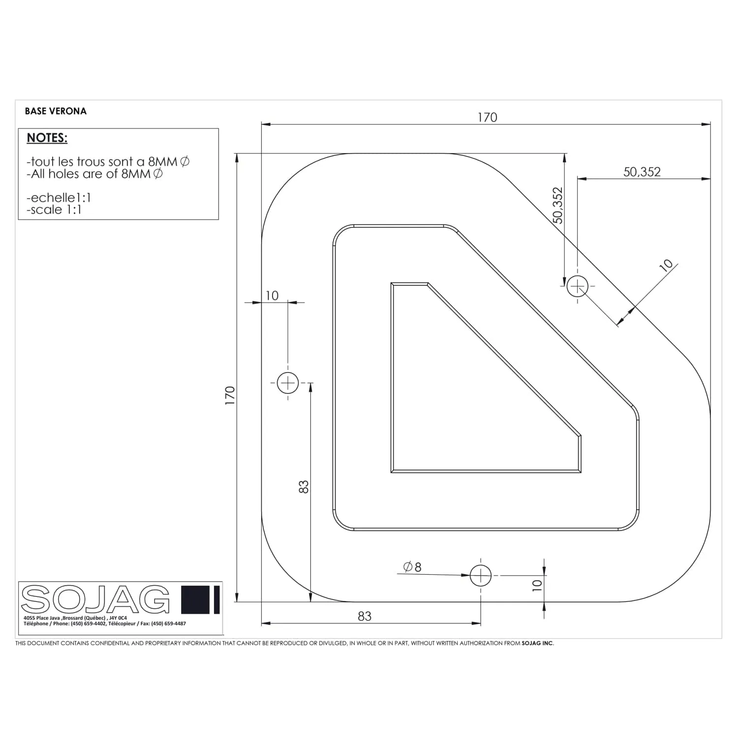 Sojag | Verona Hardtop Gazebo 10' x 12' PC 6mm Roof #77