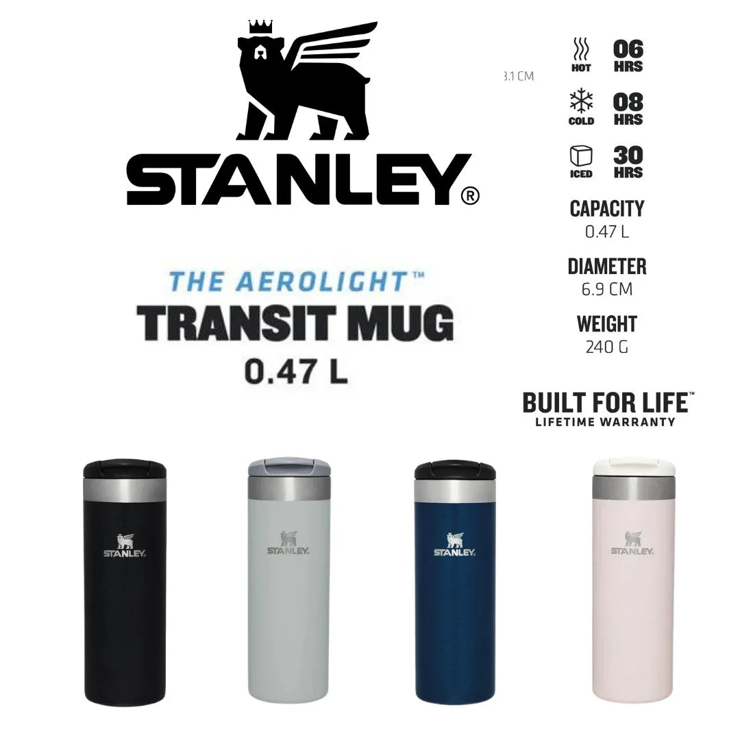 Stanley The Aerolight Transit Mug 0.47L Fog Metallic