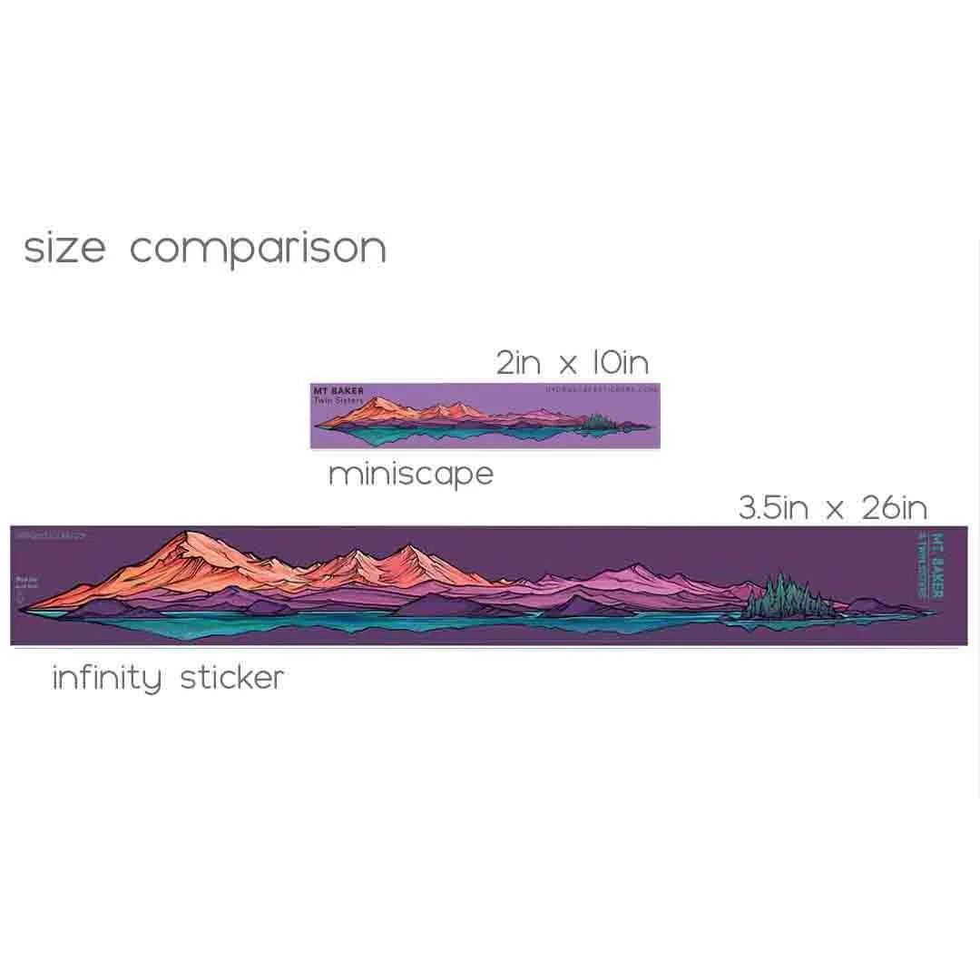 Stickers - Spacescape Miniscape by Hydrascape Stickers