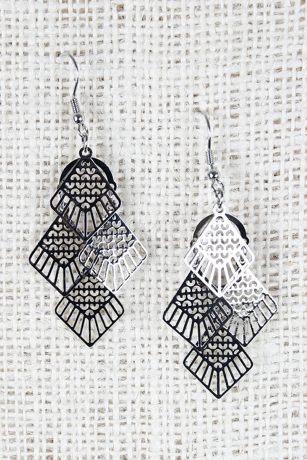 Stylized Fans Earrings