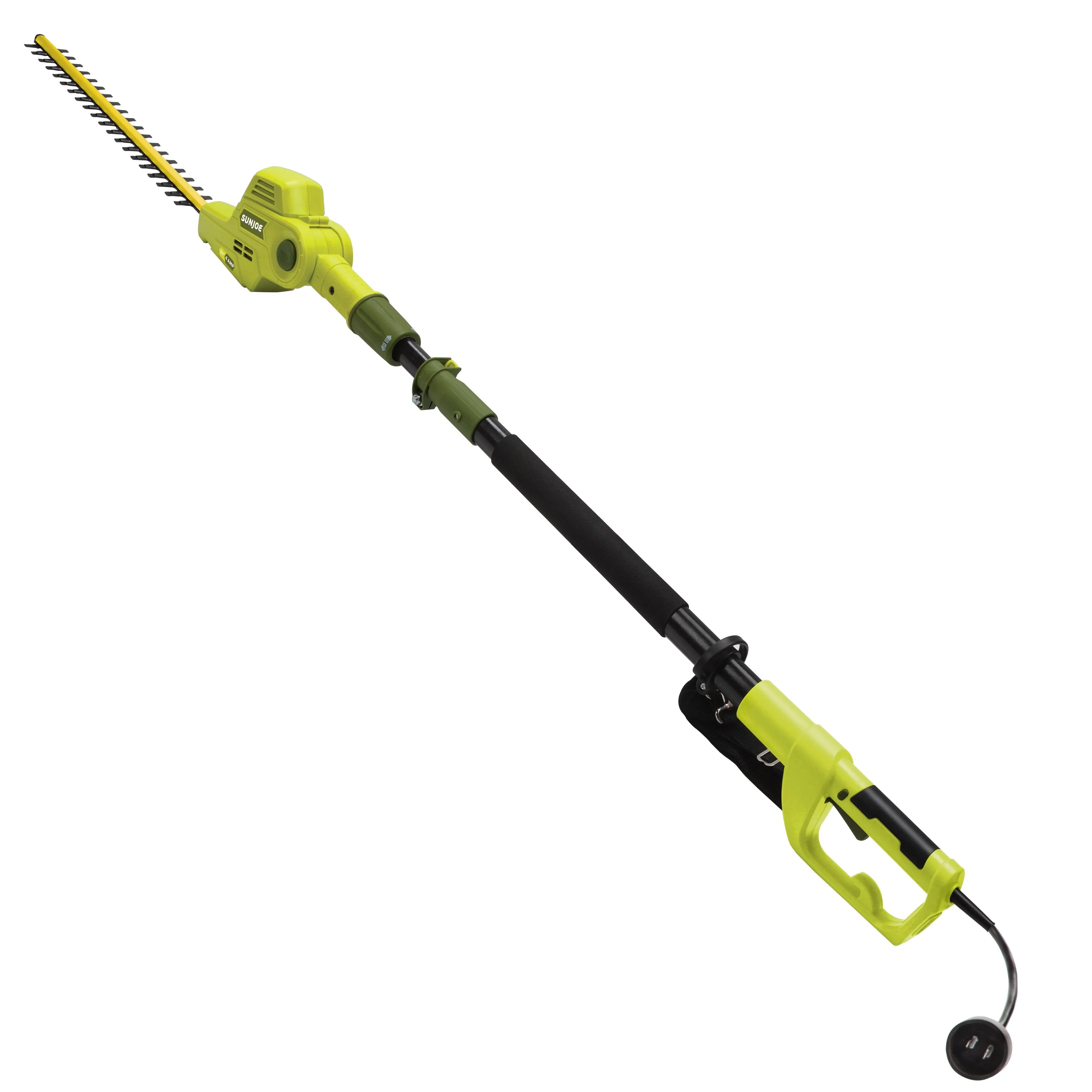 Sun Joe SJH902E Electric Telescoping Pole Hedge Trimmer | 21-Inch | 4 Amp