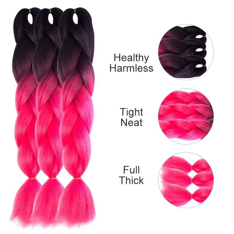 Sunsetime™ Jumbo Braiding Synthetic Hair