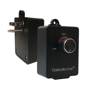 TerraBloom Variable Fan Speed Controller. For AC Fans Only Up to 350W