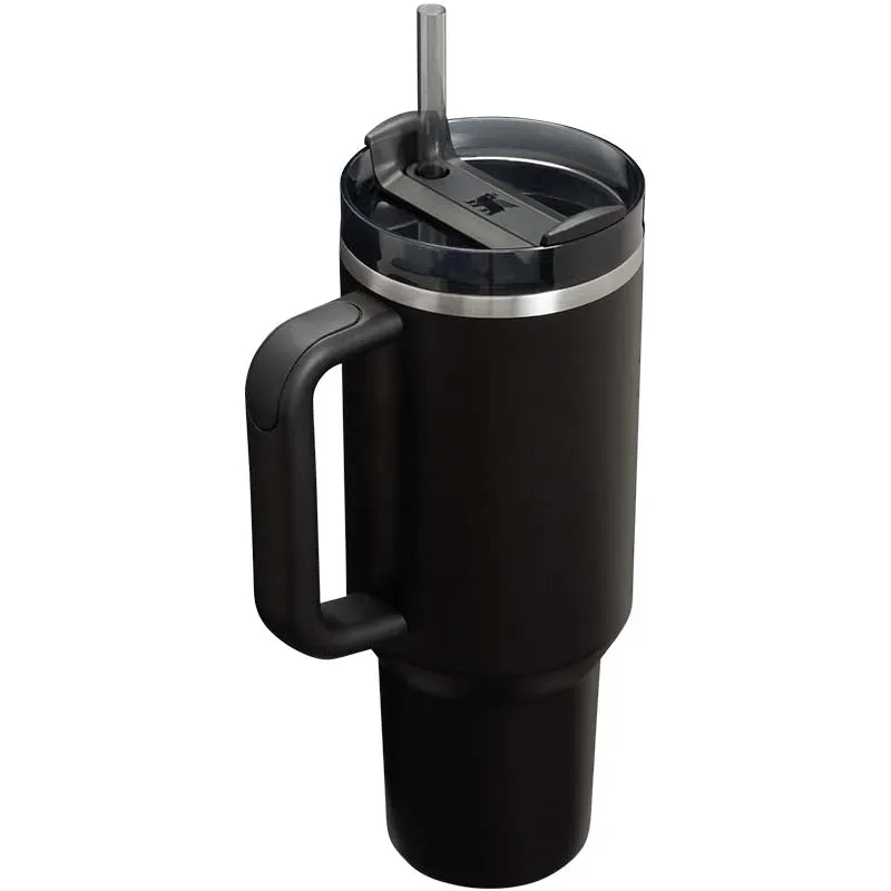 The 40oz Quencher H2.0 Flowstate™ Tumbler in Black