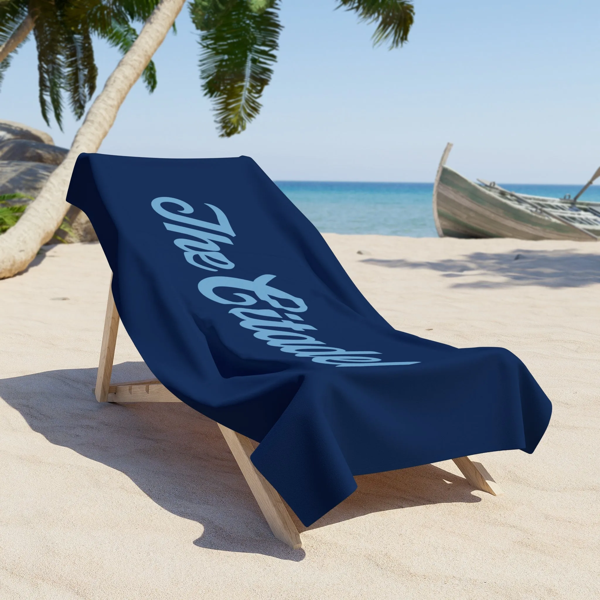 The Citadel, Baseball Script Beach Towel