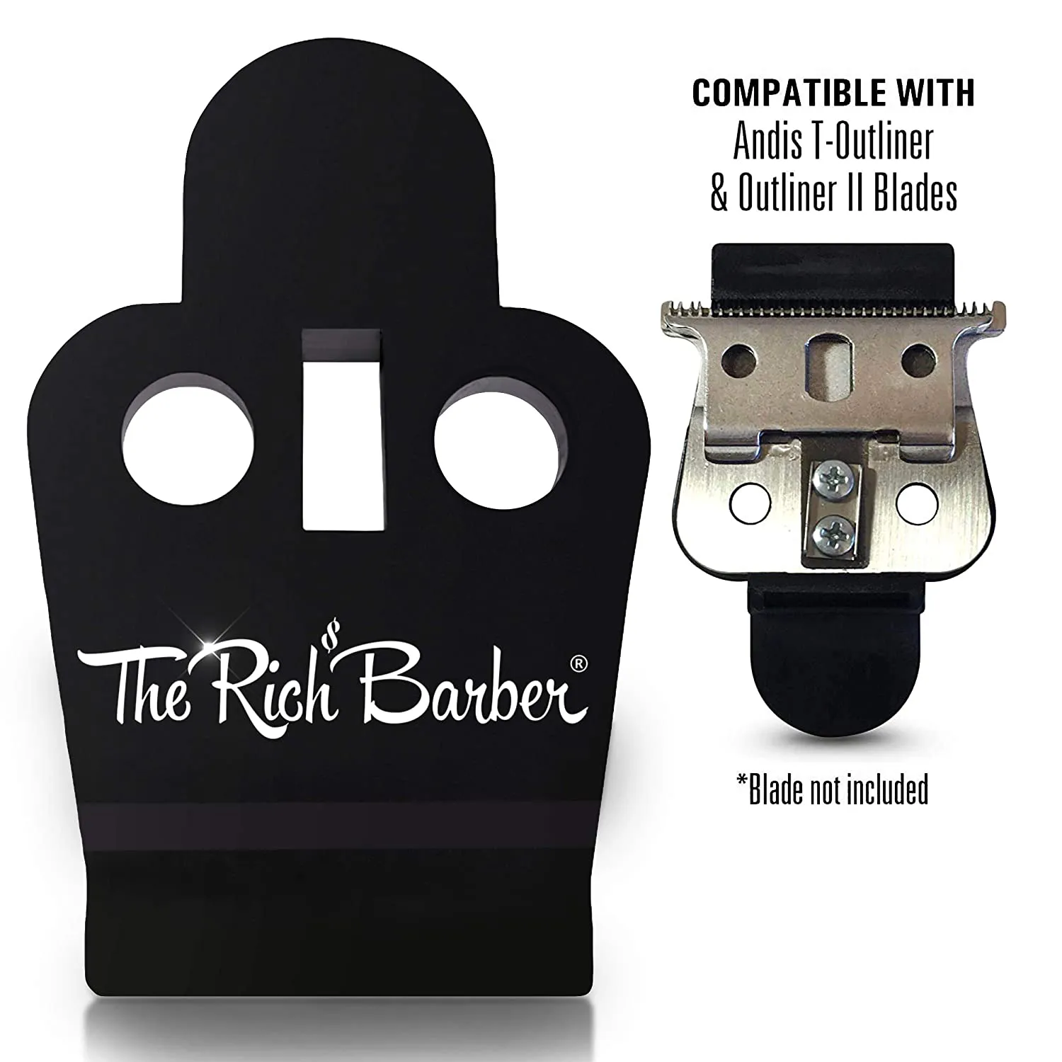 The Rich Barber On The Money 10 Second Blade Setter | Zero Gap Tool for Sharper Lines, Cleaner Fades & Precision Detail | Full Precision Shave in Seconds (Compatible with GTX Deeptooth