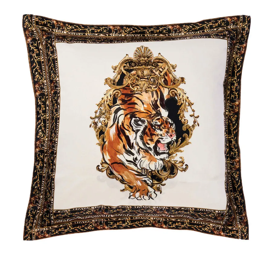 Tiger Trap European Pillowcase White