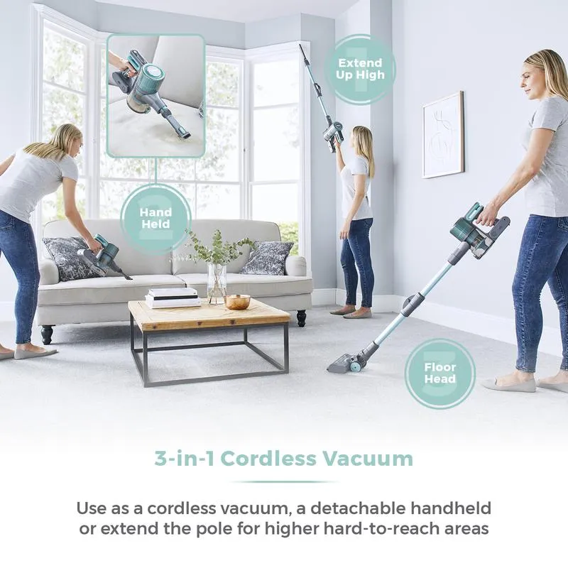 Tower Cordless Vacuum Cleaner Flexi 3-in-1 VL70 - Turquoise