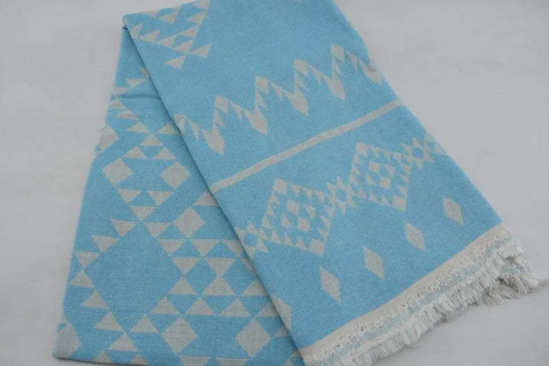 Turquoise Delight Series - 100% Cotton Towels