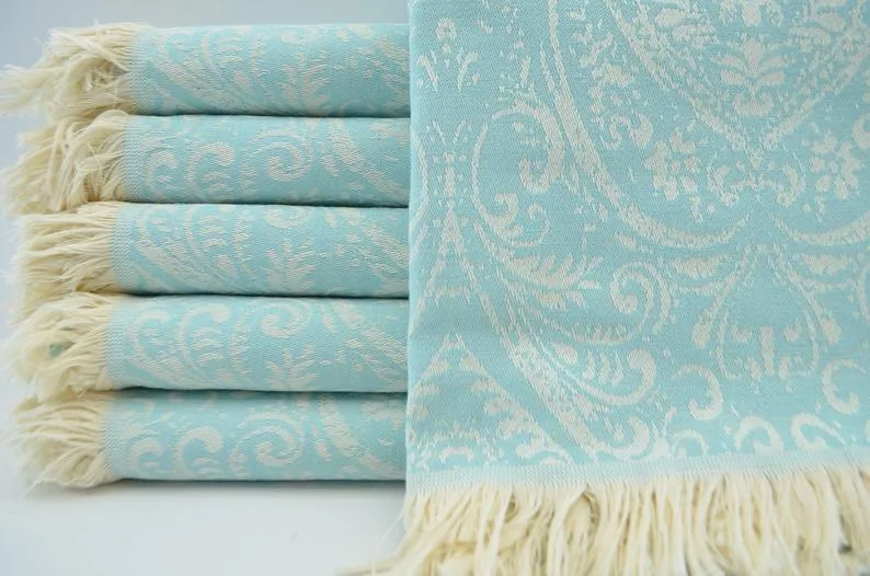 Turquoise Delight Series - 100% Cotton Towels