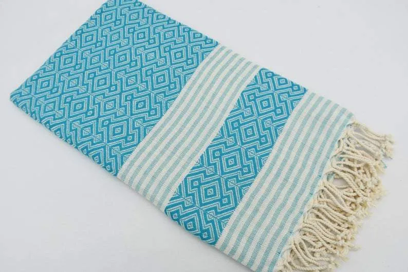 Turquoise Delight Series - 100% Cotton Towels