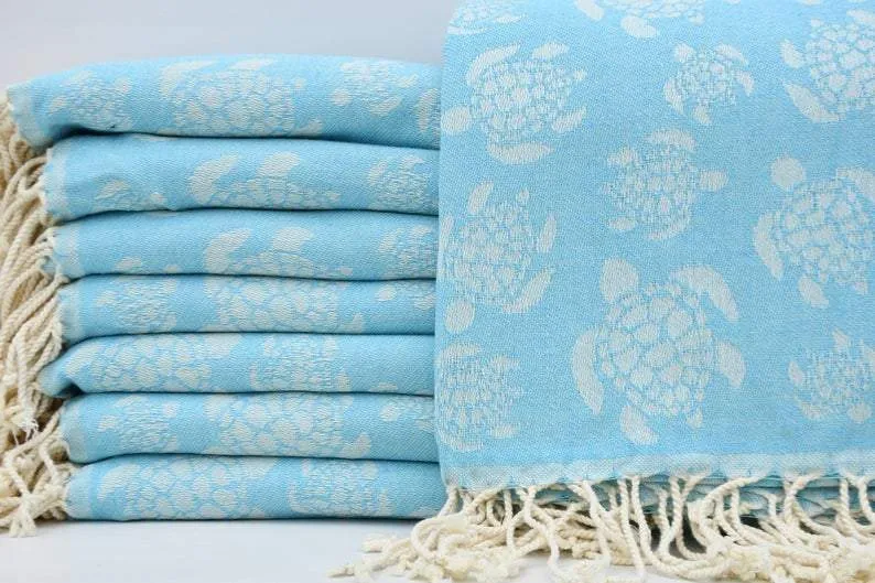 Turquoise Delight Series - 100% Cotton Towels