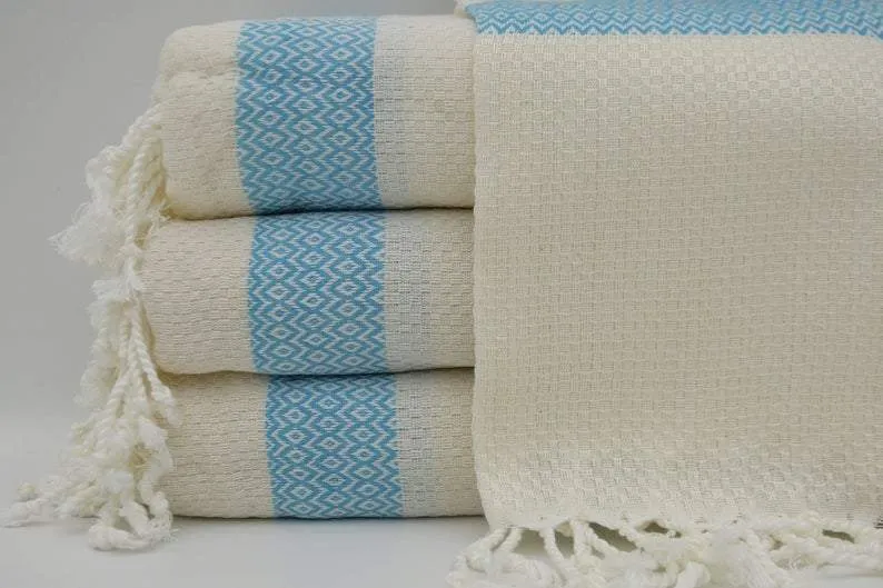 Turquoise Delight Series - 100% Cotton Towels