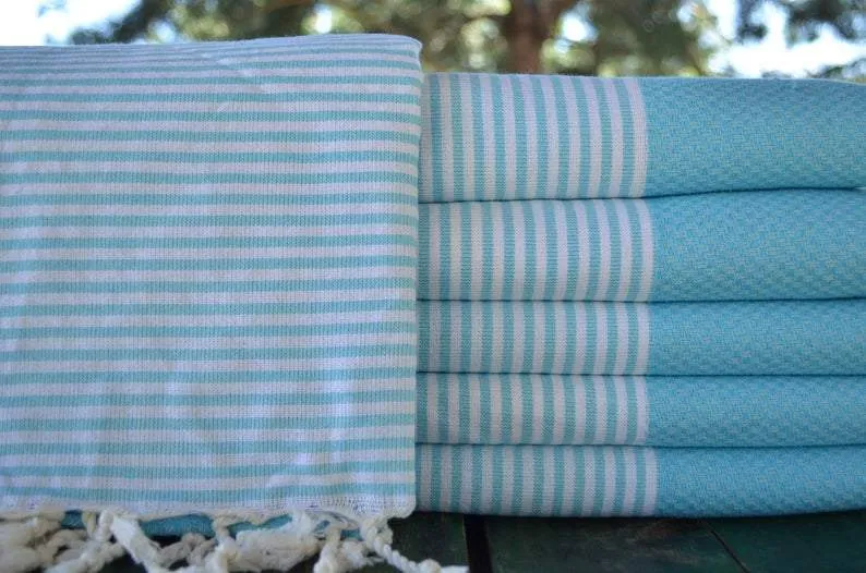 Turquoise Delight Series - 100% Cotton Towels