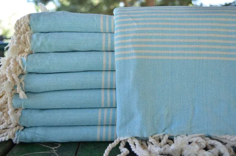 Turquoise Delight Series - 100% Cotton Towels