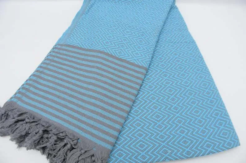 Turquoise Delight Series - 100% Cotton Towels