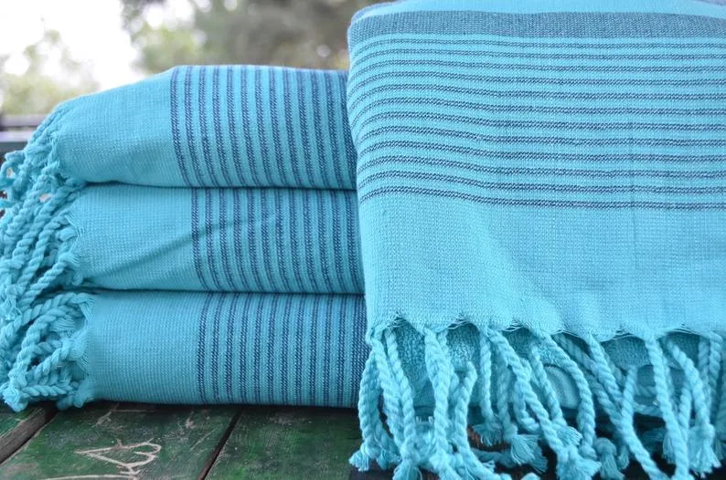 Turquoise Delight Series - 100% Cotton Towels