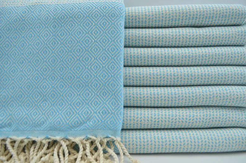 Turquoise Delight Series - 100% Cotton Towels