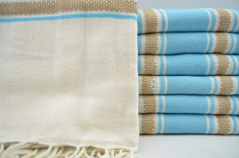 Turquoise Delight Series - 100% Cotton Towels