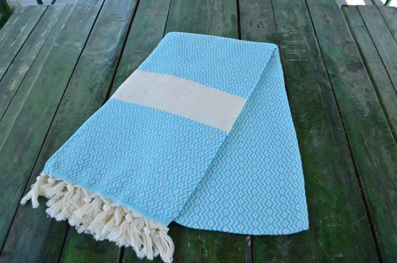 Turquoise Delight Series - 100% Cotton Towels