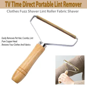 TV TIme Direct Portable Lint Remover Clothes Fuzz Shaver Lint Roller