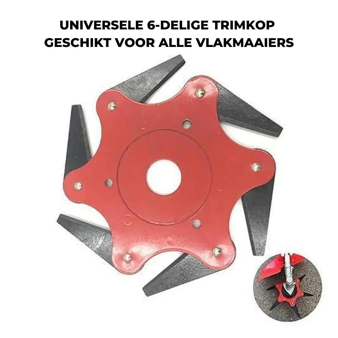 Universal Trimmer Head with Six Blades