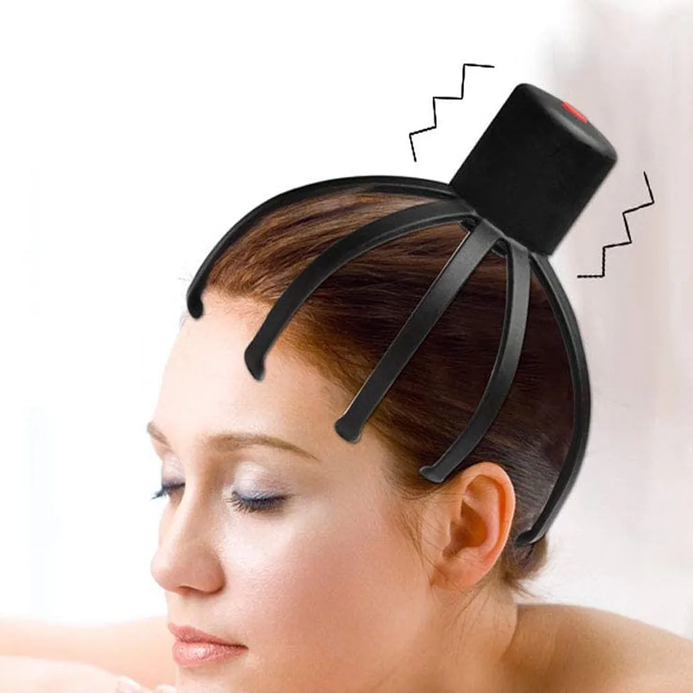 USB Charging Electric Octopus Claw Head and Scalp Massager